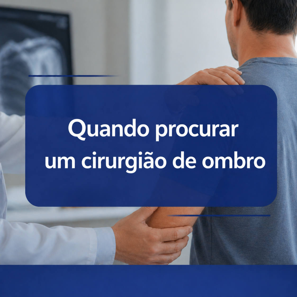 Quando procurar um cirurgião de ombro 