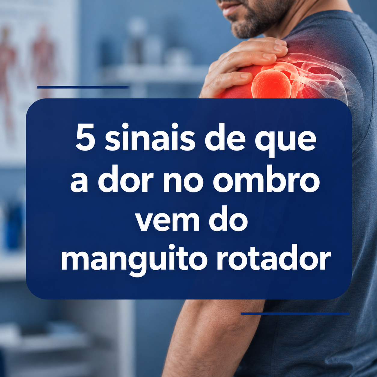 5 sinais de que a dor no ombro vem do manguito rotador