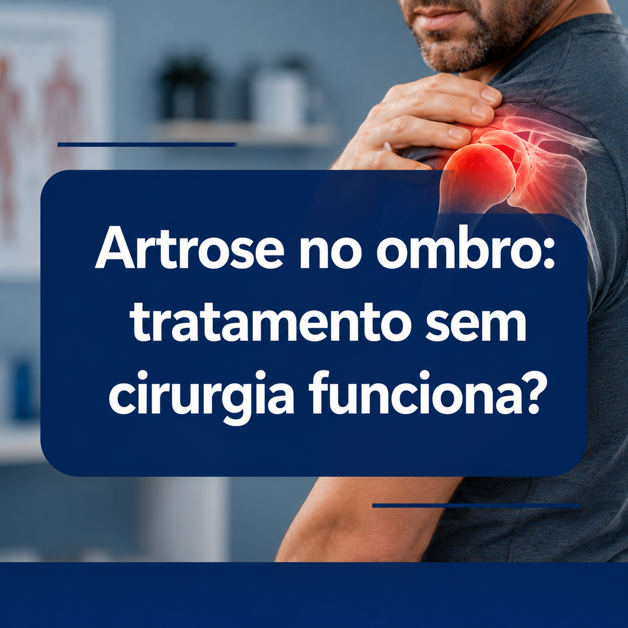 Artrose no ombro: tratamento sem cirurgia funciona?
