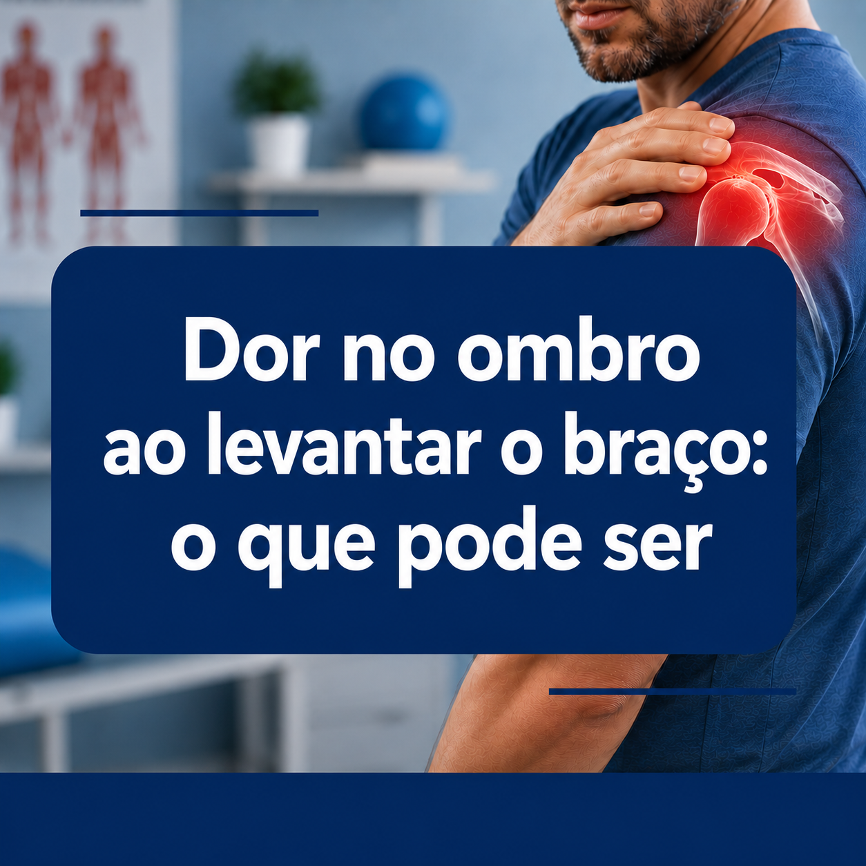Dor no ombro ao levantar o braço: o que pode ser