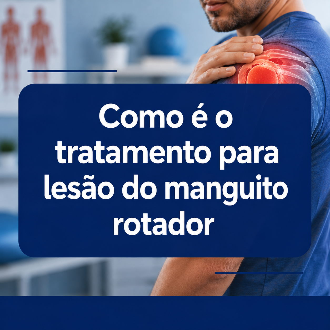 Como é o tratamento para lesão do manguito rotador