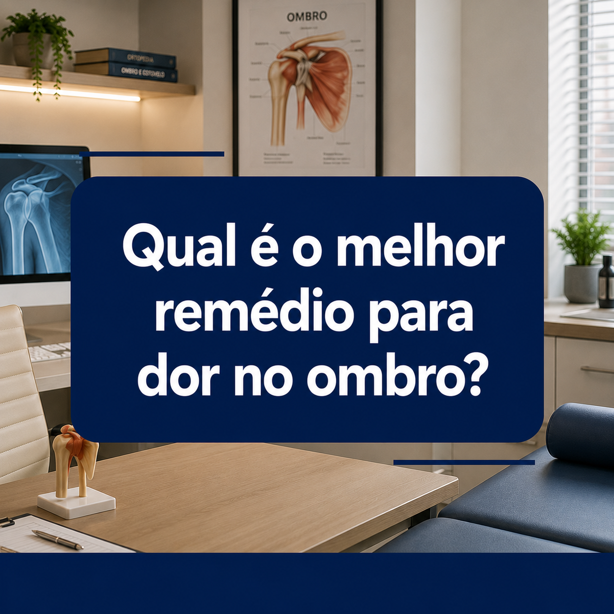 Qual é o melhor remédio para dor no ombro?