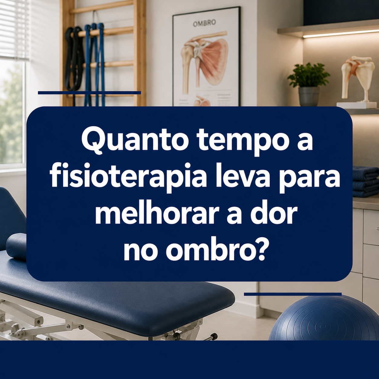 Quanto tempo a fisioterapia leva para melhorar a dor no ombro?