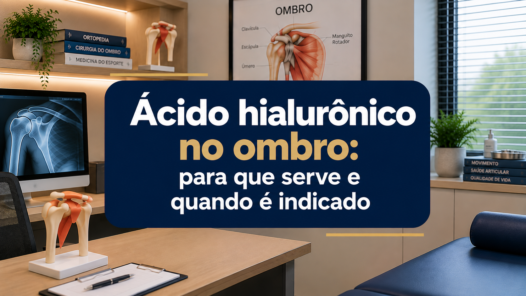 Ácido hialurônico no ombro: para que serve e quando é indicado